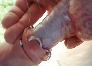 Gaping that pussy up close, enjoy